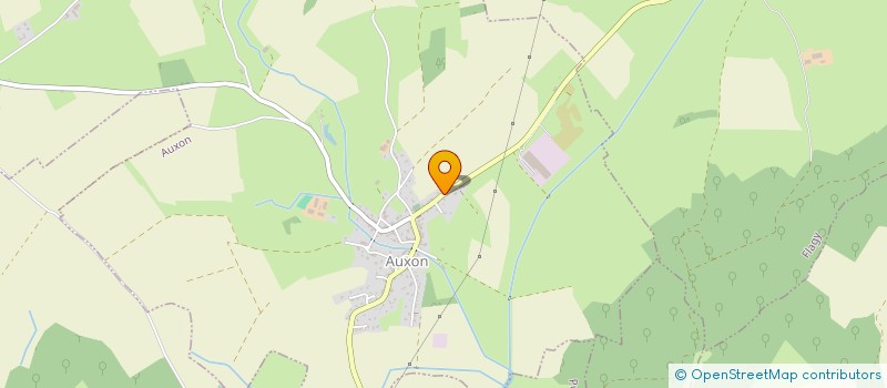localisation de l'entreprise MONSIEUR FABIEN DEMOUGIN  AUXON