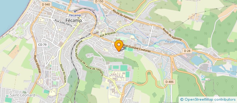 localisation de l'entreprise MONSIEUR FABIEN DENEUVE  FECAMP