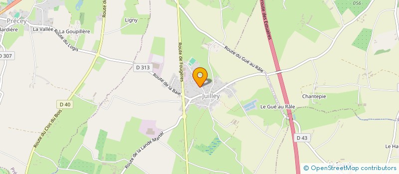 localisation de l'entreprise MONSIEUR FABIEN DEROYAND  JUILLEY