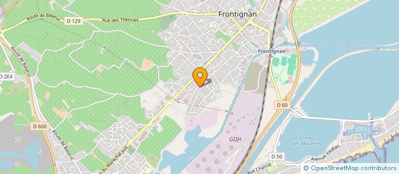 localisation de l'entreprise MONSIEUR FABIEN DES HAYS DE GASSART à FRONTIGNAN