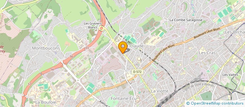 localisation de l'entreprise MONSIEUR FABIEN DESCHAMPS à BESANCON