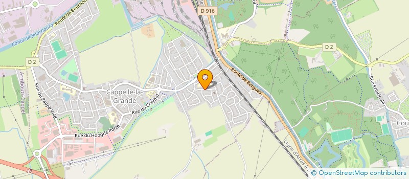 localisation de l'entreprise MONSIEUR FABIEN DESCHODT  CAPPELLE-LA-GRANDE