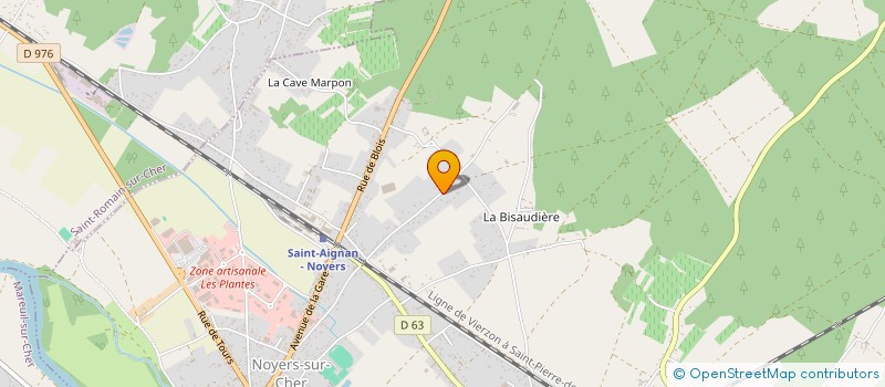 localisation de l'entreprise MONSIEUR FABIEN DESCOTES  NOYERS-SUR-CHER