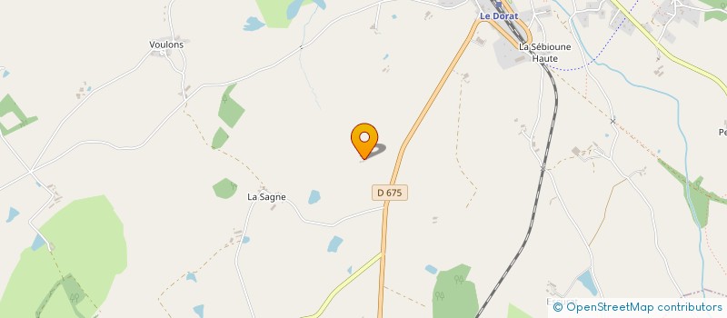 localisation de l'entreprise MONSIEUR FABIEN DESHERAUD  LE DORAT