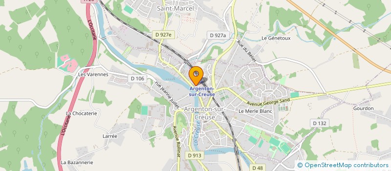 localisation de l'entreprise MONSIEUR FABIEN DESIRE à ARGENTON-SUR-CREUSE
