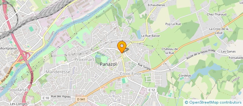 localisation de l'entreprise MONSIEUR FABIEN DESLAURIERS à PANAZOL
