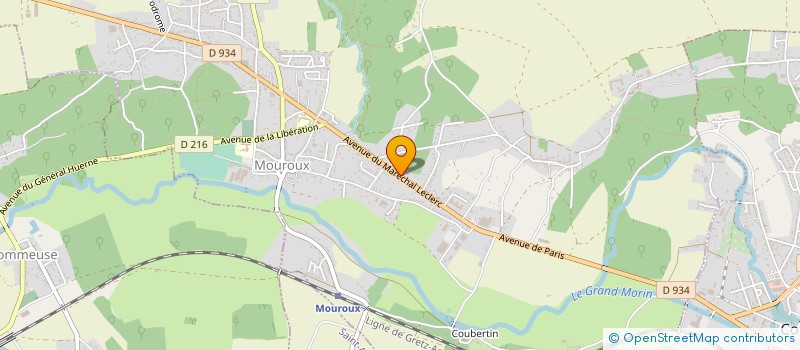 localisation de l'entreprise MONSIEUR FABIEN DEVIENNE  MOUROUX