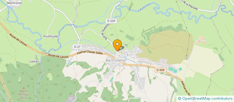 localisation de l'entreprise MONSIEUR FABIEN DEVILLIERS  BERTHOLENE