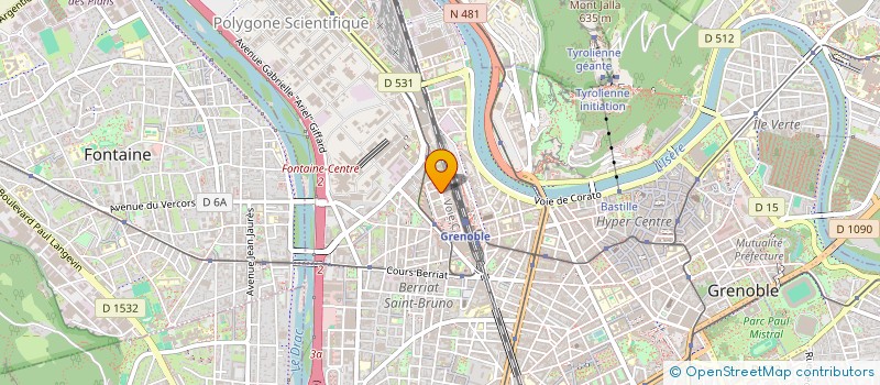 localisation de l'entreprise MONSIEUR FABIEN DEY à GRENOBLE