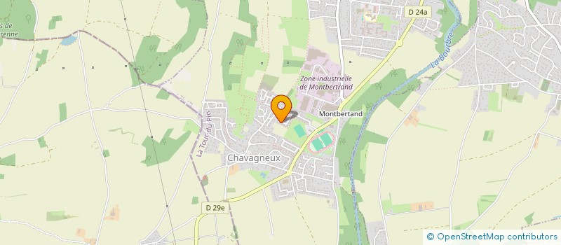 localisation de l'entreprise MONSIEUR FABIEN DI SANTO  CHARVIEU-CHAVAGNEUX