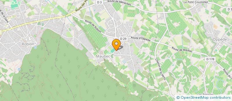 localisation de l'entreprise MONSIEUR FABIEN DIDIER  MAUBEC