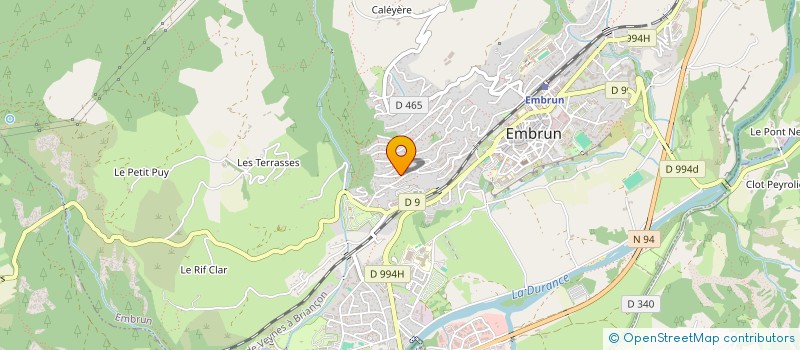localisation de l'entreprise MONSIEUR FABIEN DIE à EMBRUN