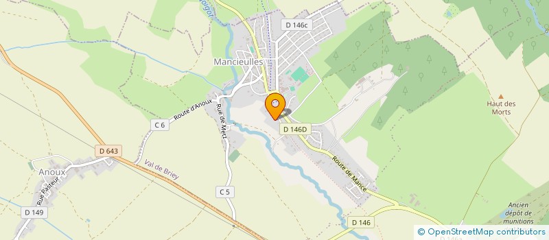 localisation de l'entreprise MONSIEUR FABIEN DODELER  VAL DE BRIEY