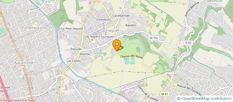 localisation de l'entreprise MONSIEUR FABIEN DOEZY  LAUNAGUET