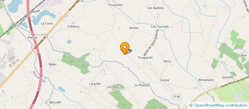 localisation de l'entreprise MONSIEUR FABIEN DOLS  ALBIAS