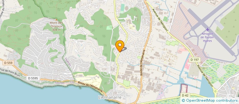 localisation de l'entreprise MONSIEUR FABIEN DONATONE  HYERES