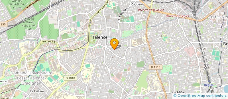 localisation de l'entreprise MONSIEUR FABIEN DOSSMANN  TALENCE