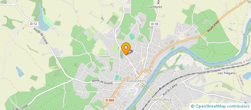 localisation de l'entreprise MONSIEUR FABIEN DREUIL  RABASTENS