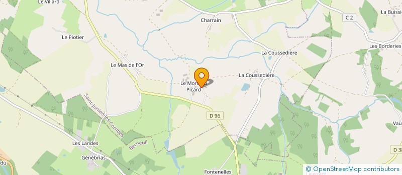 localisation de l'entreprise MONSIEUR FABIEN DRIEUX à SAINT-JUNIEN-LES-COMBES