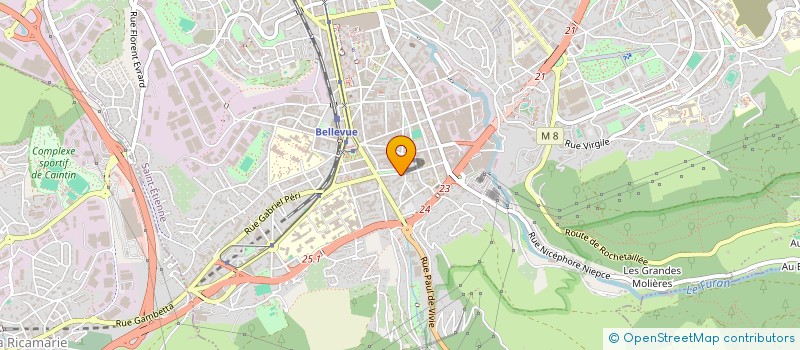 localisation de l'entreprise MONSIEUR FABIEN DRUGEON  SAINT-ETIENNE