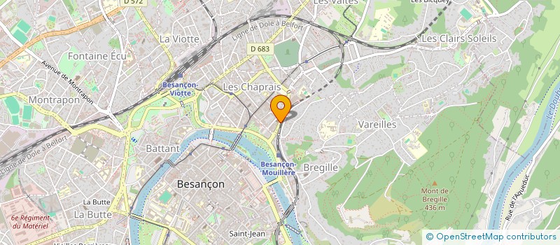 localisation de l'entreprise MONSIEUR FABIEN DUBIEZ à BESANCON