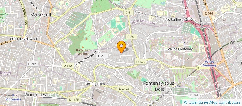 localisation de l'entreprise MONSIEUR FABIEN DUBOIS à FONTENAY-SOUS-BOIS