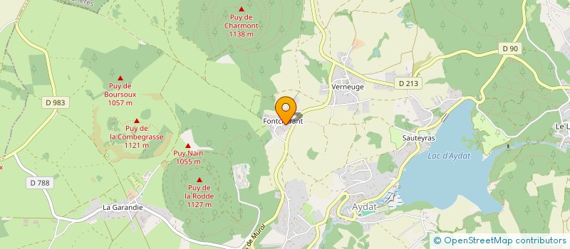 localisation de l'entreprise MONSIEUR FABIEN DUBOST  AYDAT