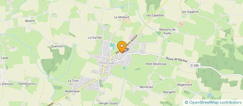 localisation de l'entreprise MONSIEUR FABIEN DUBRAY  FOISSIAT