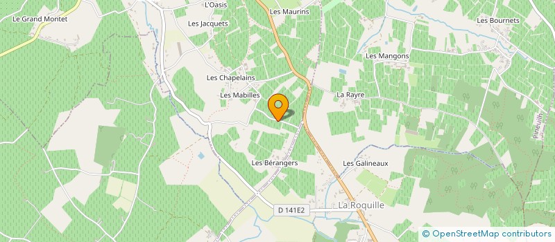 localisation de l'entreprise MONSIEUR FABIEN DUFOUR  LA ROQUILLE