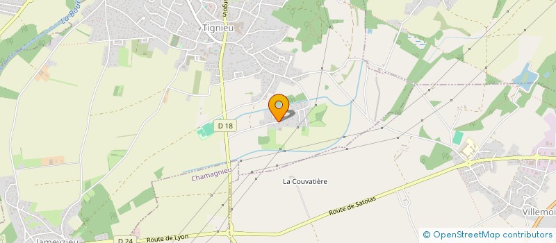 localisation de l'entreprise MONSIEUR FABIEN DUFOUR à TIGNIEU-JAMEYZIEU