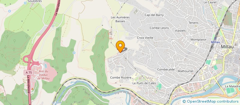 localisation de l'entreprise MONSIEUR FABIEN DUFOUR  MILLAU