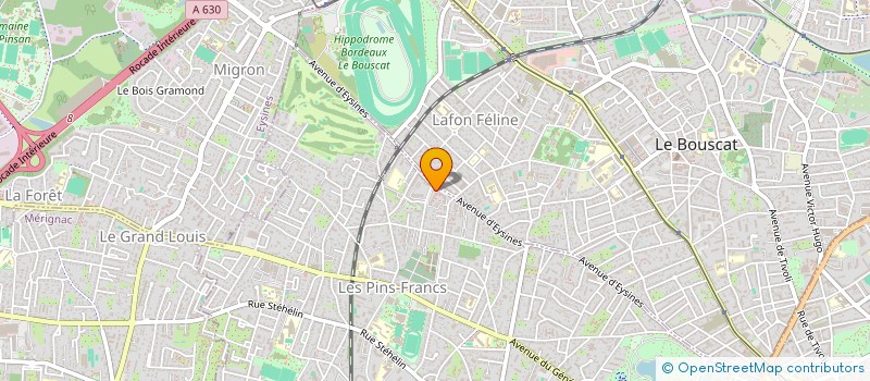 localisation de l'entreprise MONSIEUR FABIEN DUHAUT  BORDEAUX