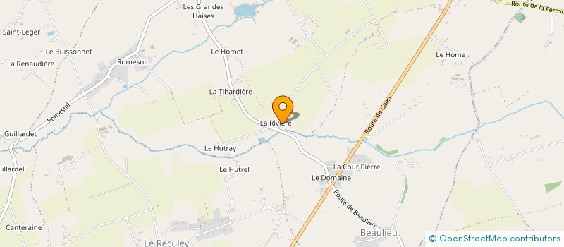 localisation de l'entreprise MONSIEUR FABIEN DUMONT  SOULEUVRE EN BOCAGE