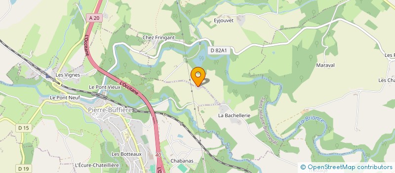 localisation de l'entreprise MONSIEUR FABIEN DUMONT à PIERRE-BUFFIERE
