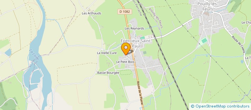 localisation de l'entreprise MONSIEUR FABIEN DUMONT  EPERCIEUX-SAINT-PAUL