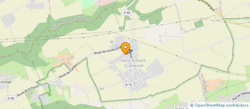 localisation de l'entreprise MONSIEUR FABIEN DUMONT  SAINT-VINCENT-CRAMESNIL