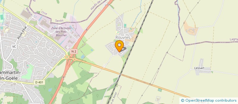 localisation de l'entreprise MONSIEUR FABIEN DUPUICH  ROUVRES