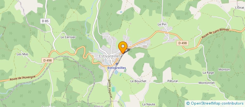 localisation de l'entreprise MONSIEUR FABIEN DUPUY  ESTIVAREILLES