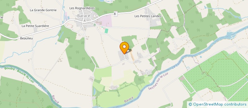 localisation de l'entreprise MONSIEUR FABIEN DUPUY  BARACE