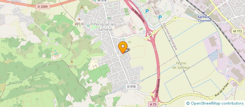 localisation de l'entreprise MONSIEUR FABIEN DURAND  PERIGNAT-LES-SARLIEVE