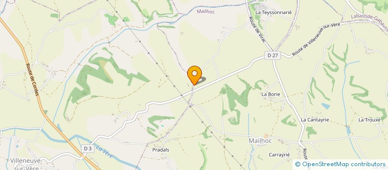 localisation de l'entreprise MONSIEUR FABIEN DURAND  VILLENEUVE-SUR-VERE