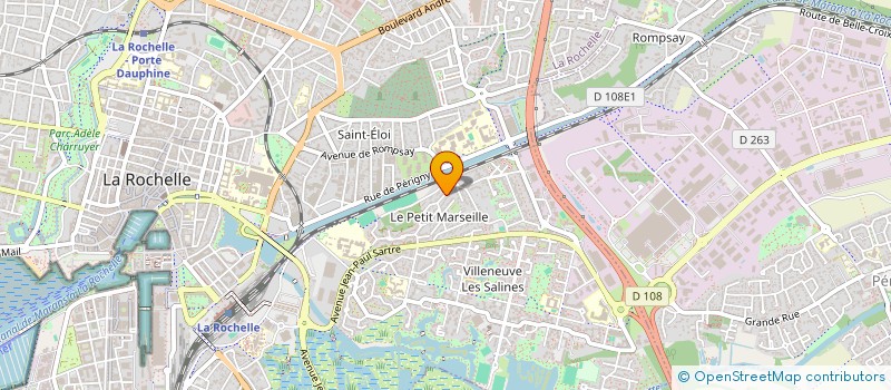 localisation de l'entreprise MONSIEUR FABIEN DUROCHER  LA ROCHELLE