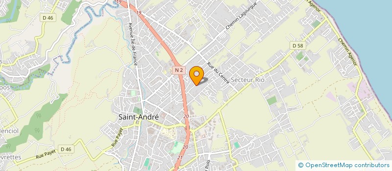 localisation de l'entreprise MONSIEUR FABIEN DUTHEIL  SAINT-ANDRE