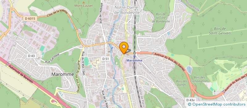 localisation de l'entreprise MONSIEUR FABIEN DUVAL  DEVILLE-LES-ROUEN