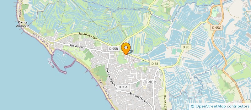 localisation de l'entreprise MONSIEUR FABIEN ECHARDOUR  L'EPINE