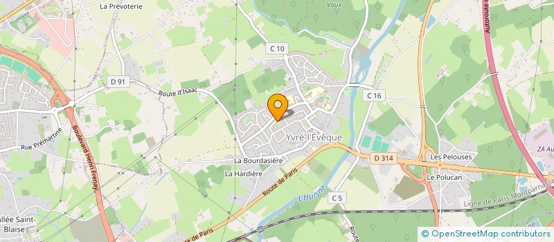 localisation de l'entreprise MONSIEUR FABIEN ECKERT  YVRE-L'EVEQUE