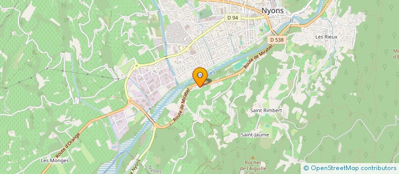 localisation de l'entreprise MONSIEUR FABIEN ECKL à NYONS