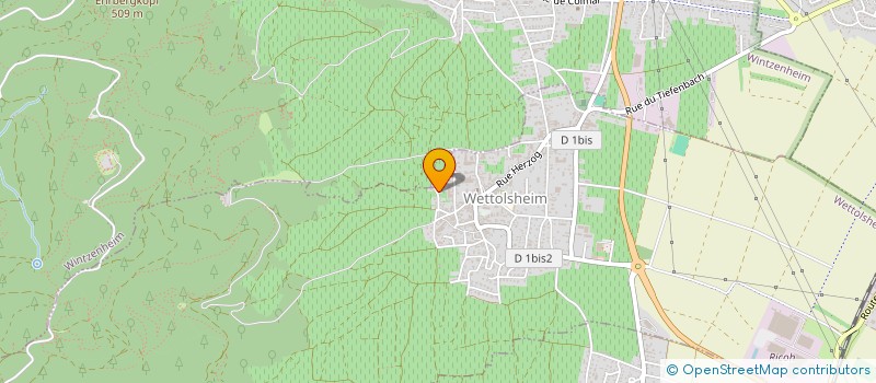 localisation de l'entreprise MONSIEUR FABIEN EHRHART  WETTOLSHEIM