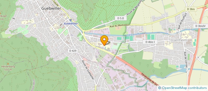 localisation de l'entreprise MONSIEUR FABIEN EME  GUEBWILLER