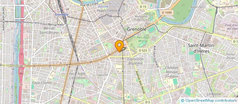localisation de l'entreprise MONSIEUR FABIEN EON DUVAL  GRENOBLE